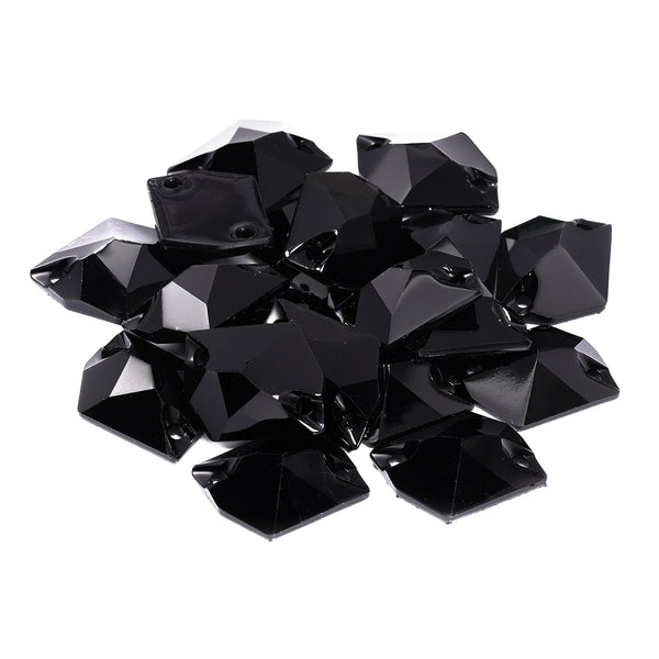 Cosmic Black Resin Sew-on Rhinestones For Dance Costume WholesaleRhinestone