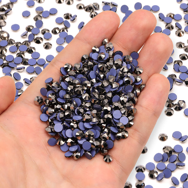 Hematite Glass HotFix Rhinestones WholesaleRhinestone