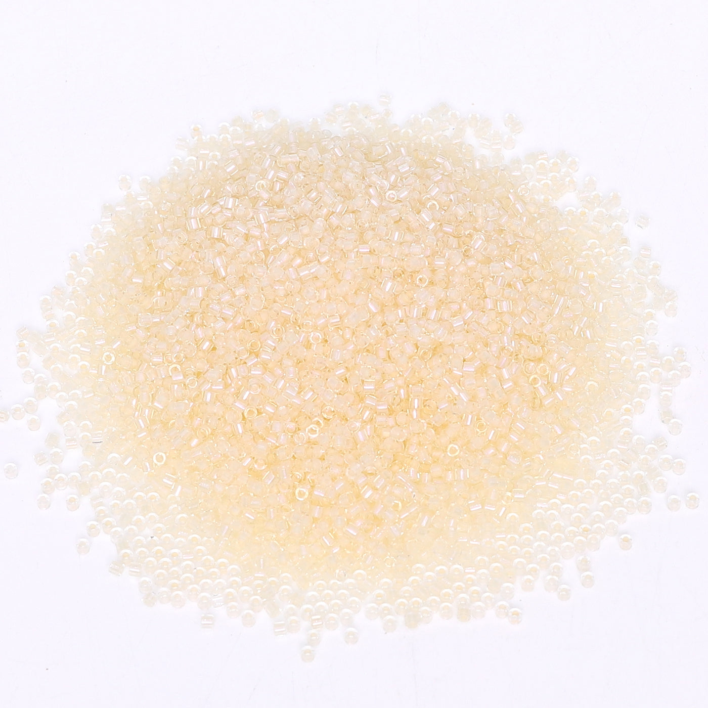 Transparent Color Lined Ivory Hight Quality Glass Cylinder Seed Beads 1.6 MM Size DJS5002 WholesaleRhinestone