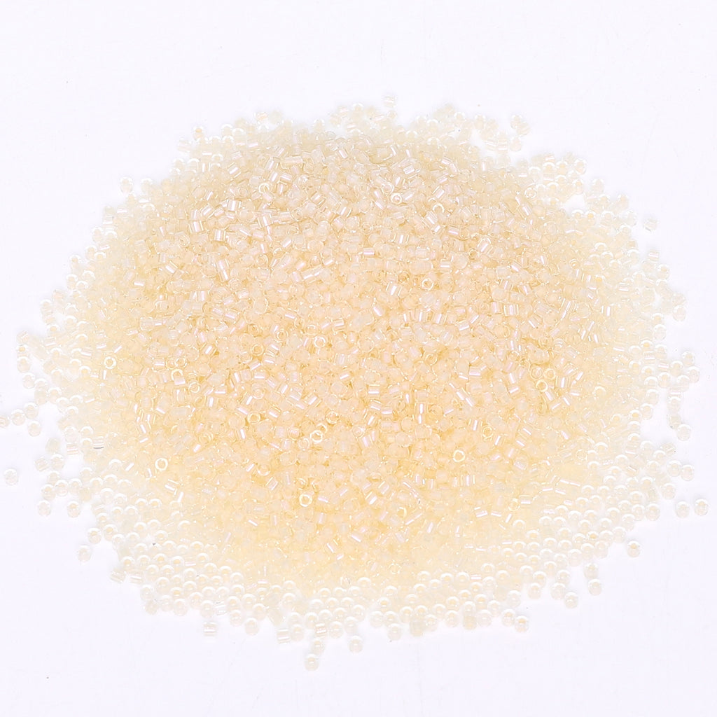 Transparent Color Lined Ivory Hight Quality Glass Cylinder Seed Beads 1.6 MM Size DJS5002 WholesaleRhinestone