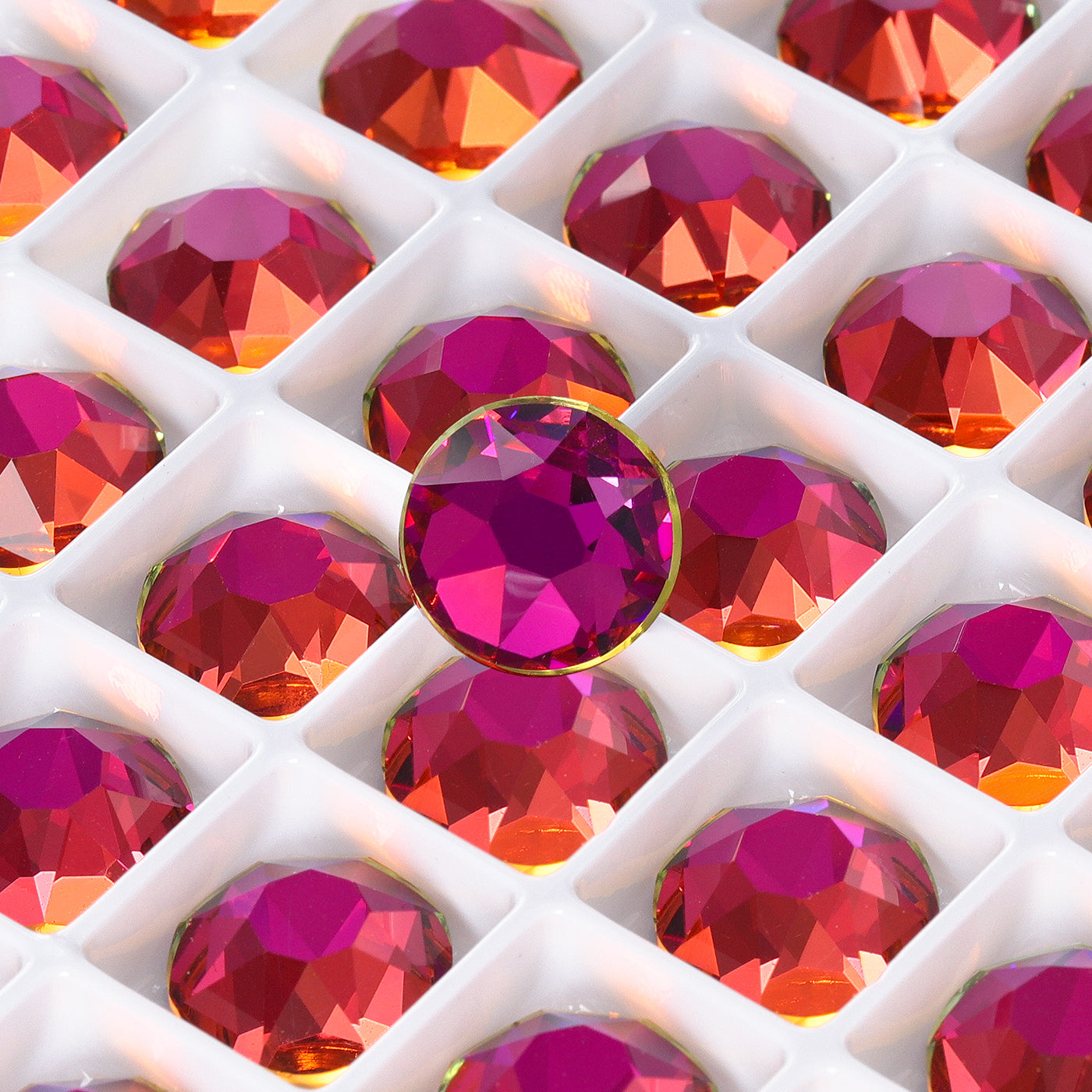 Violet Blue XIRIUS Round Shape High Quality Glass Beveled Flat Back Rhinestones WholesaleRhinestone