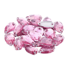 Drop Pink Resin Sew-on Rhinestones For Dance Costume WholesaleRhinestone