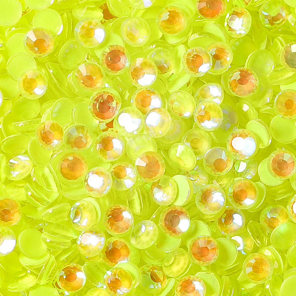 Mocha Shimmer Citrine Glass Flat Back Rhinestones