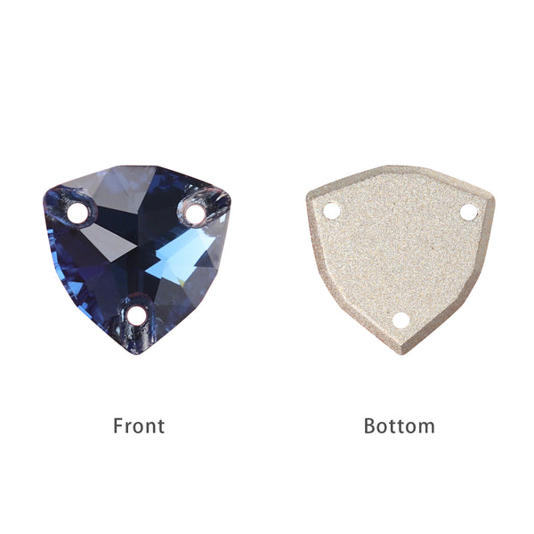 Montana Trilliant Shape High Quality Glass Sew-on Rhinestones WholesaleRhinestone