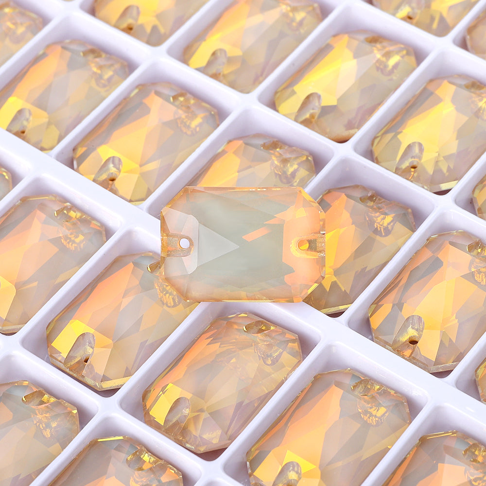 Silk AM Octagon Shape High Quality Glass Sew-on Rhinestones WholesaleRhinestone