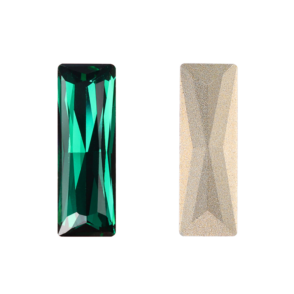 Emerald Princess Baguette Shape High Quality Glass Pointed Back Fancy Rhinestones WholesaleRhinestone
