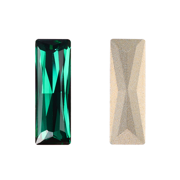 Emerald Princess Baguette Shape High Quality Glass Pointed Back Fancy Rhinestones WholesaleRhinestone