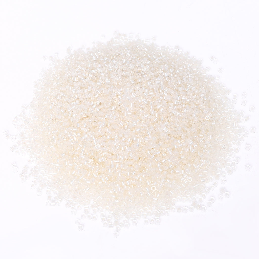 Transparent Color Lined White Hight Quality Glass Cylinder Seed Beads 1.6 MM Size DJS5001 WholesaleRhinestone