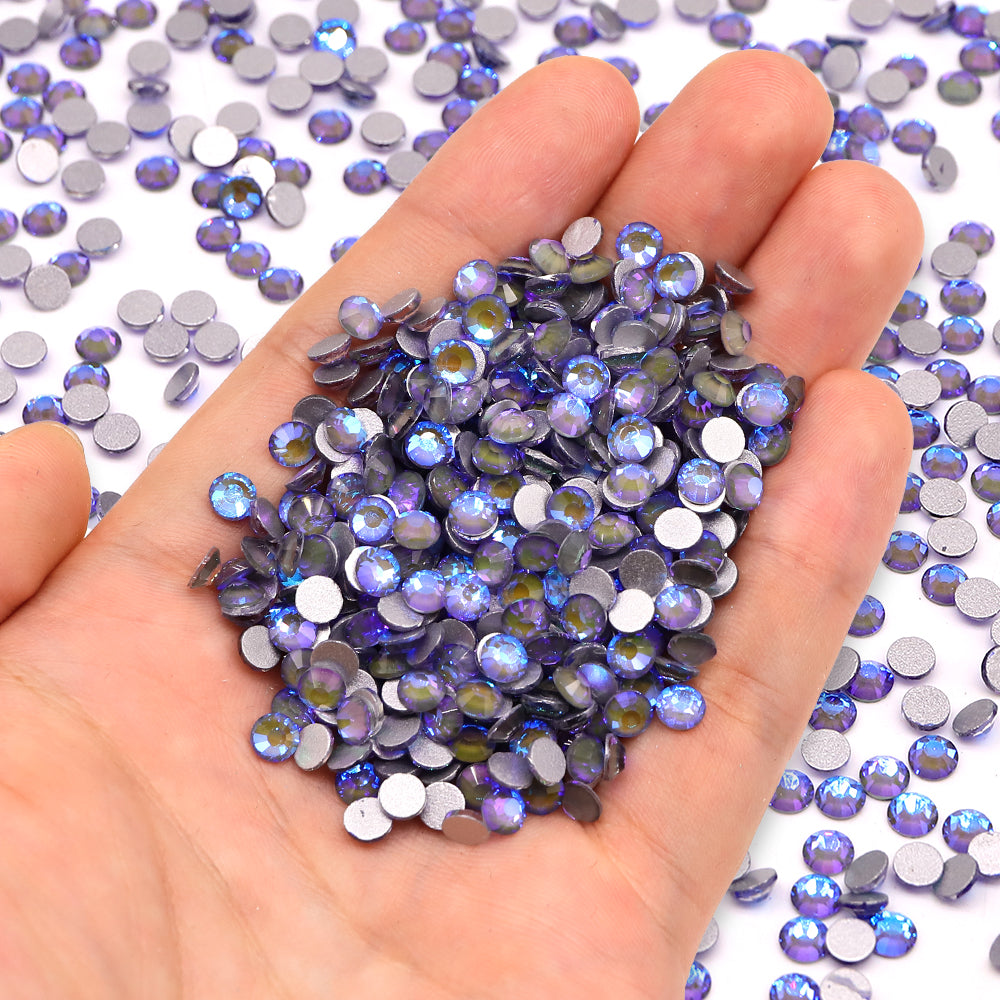 Crystal Indifference Glass FlatBack Rhinestones Silver Back WholesaleRhinestone
