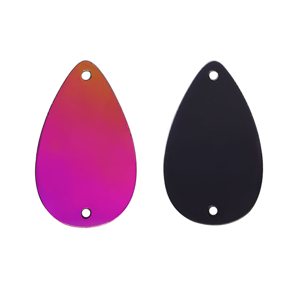 Drop Shape Multi Colors Acrylic Sew-on Mirror For Dance Costume WholesaleRhinestone