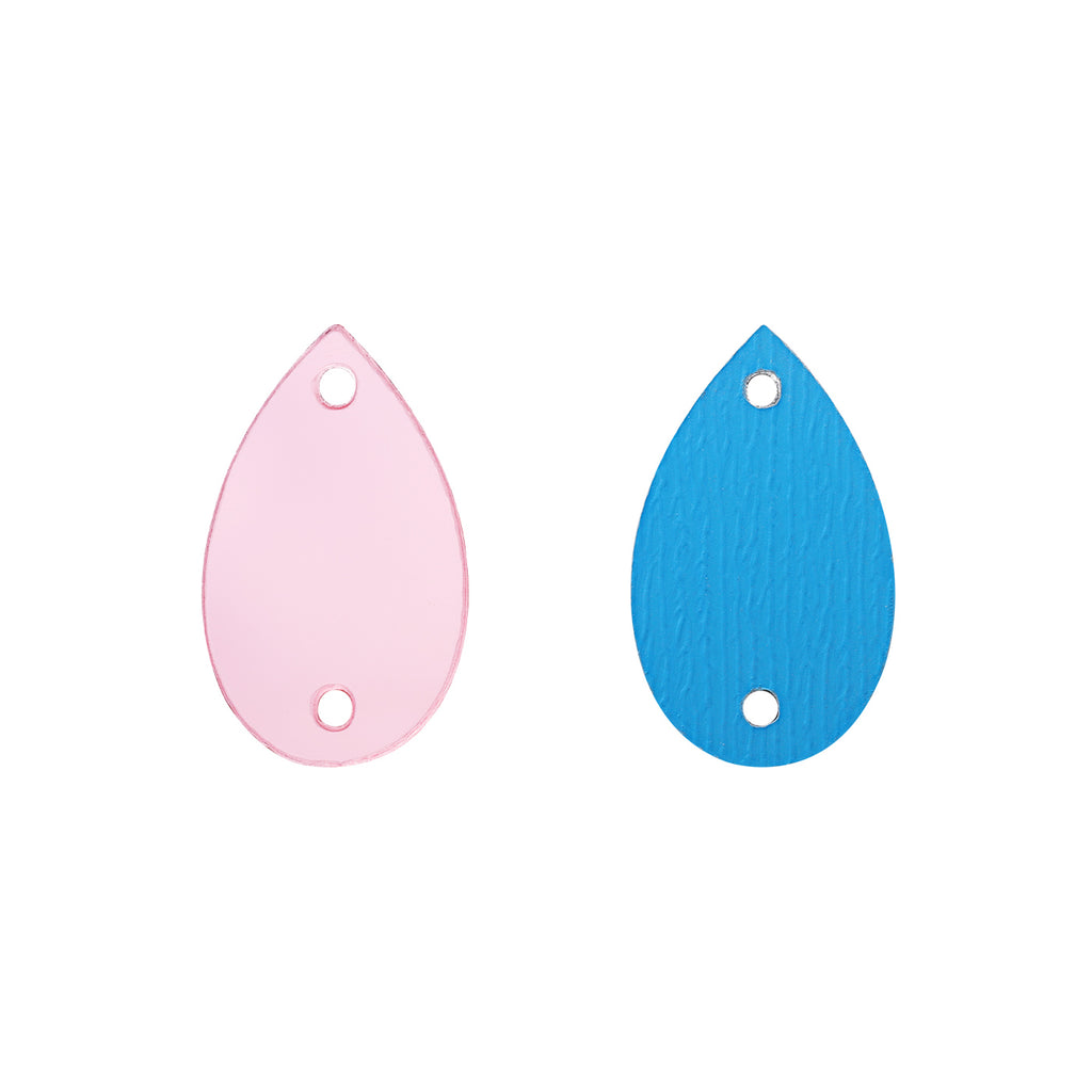 Drop Shape Multi Colors Acrylic Sew-on Mirror For Dance Costume WholesaleRhinestone