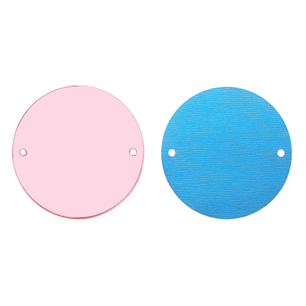 Round  Shape Multi Colors Acrylic Sew-on Mirror For Dance Costume WholesaleRhinestone