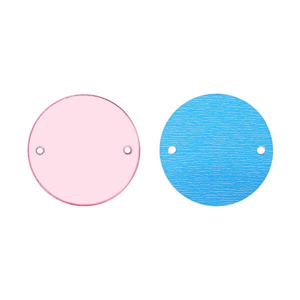 Round  Shape Multi Colors Acrylic Sew-on Mirror For Dance Costume WholesaleRhinestone