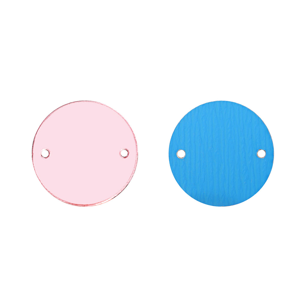 Round  Shape Multi Colors Acrylic Sew-on Mirror For Dance Costume WholesaleRhinestone