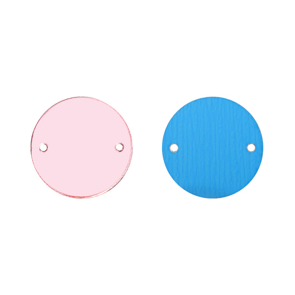 Round  Shape Multi Colors Acrylic Sew-on Mirror For Dance Costume WholesaleRhinestone