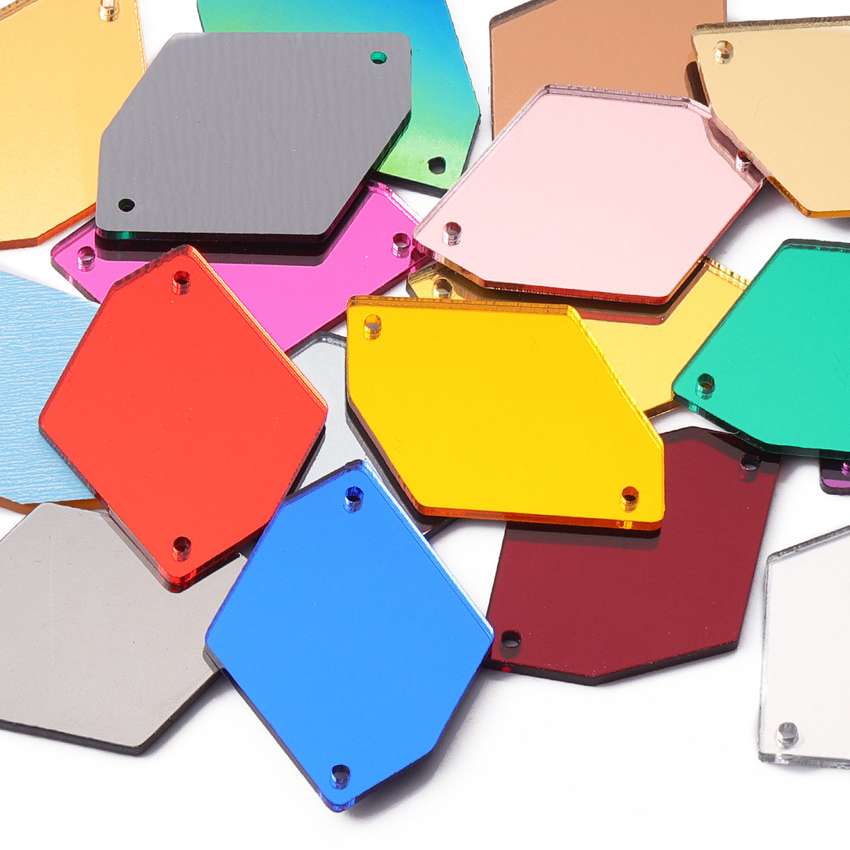 Cosmic Shape Multi Colors Acrylic Sew-on Mirror For Dance Costume WholesaleRhinestone