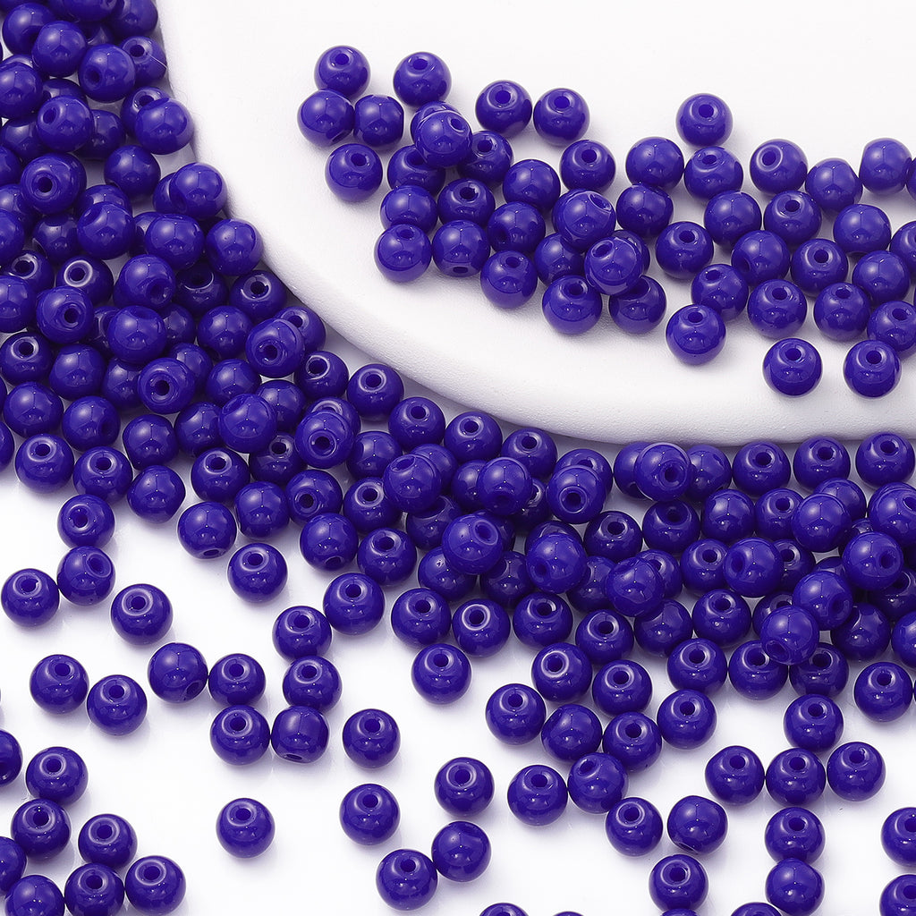 Various Colors 4.5 MM Round Shape Glass Seed Beads for Bracelets and Jewelry Making WholesaleRhinestone