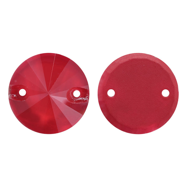 Mocha Light Siam Rivoli Shape High Quality Glass Sew-on Rhinestones WholesaleRhinestone