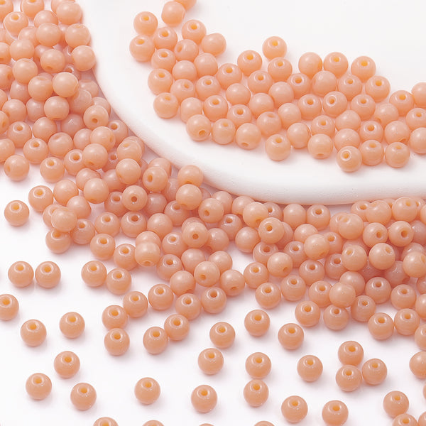Various Colors 4.5 MM Round Shape Glass Seed Beads for Bracelets and Jewelry Making WholesaleRhinestone
