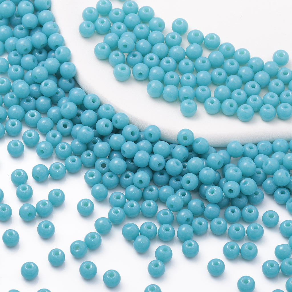 Various Colors 4.5 MM Round Shape Glass Seed Beads for Bracelets and Jewelry Making WholesaleRhinestone