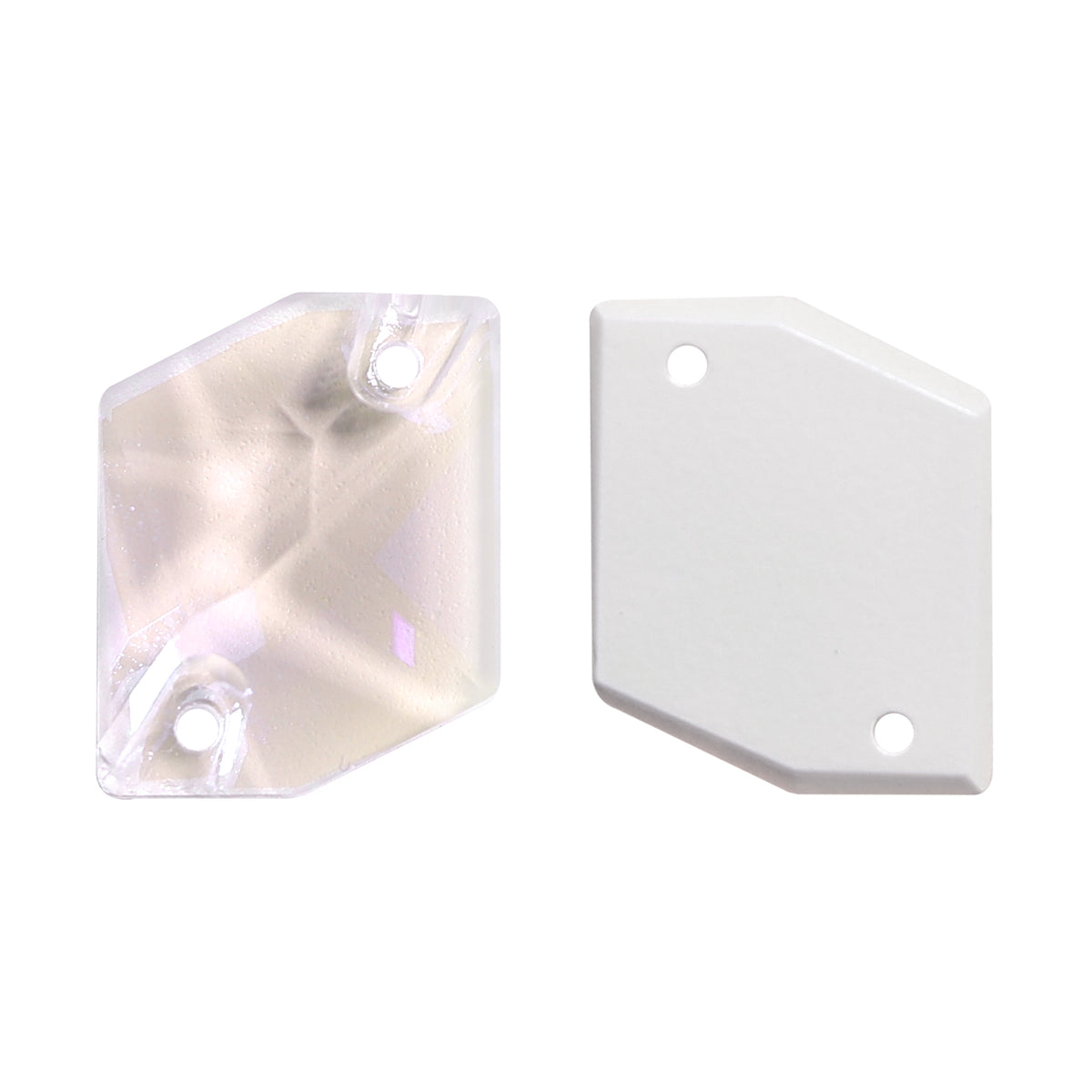 Electric Neon White Cosmic Shape High Quality Glass Sew-on Rhinestones WholesaleRhinestone Image principale du produit