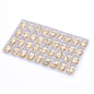 Golden Shadow Oval Shape High Quality Glass Beveled Flat Back Rhinestones WholesaleRhinestone