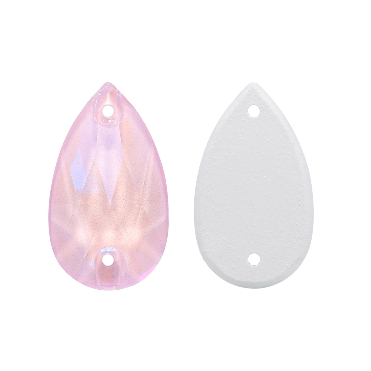 Electric Neon Light Rose Drop Shape High Quality Glass Sew-on Rhinestones WholesaleRhinestone Main image