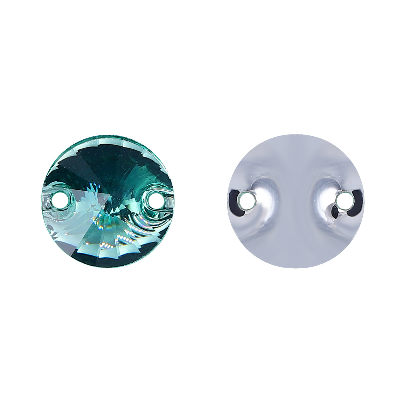 Rivoli Aquamarine Resin Sew-on Rhinestones For Dance Costume Secondary image