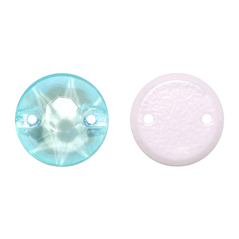 Electric Neon Light Azore XIRIUS Round Shape High Quality Glass Sew-on Rhinestones WholesaleRhinestone Main image
