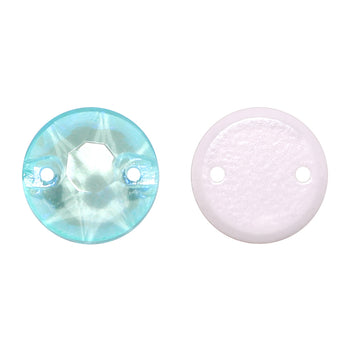 Electric Neon Light Azore XIRIUS Round Shape High Quality Glass Sew-on Rhinestones WholesaleRhinestone