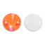 Electric Neon Orange Yellow Rivoli Shape High Quality Glass Sew-on Rhinestones WholesaleRhinestone
