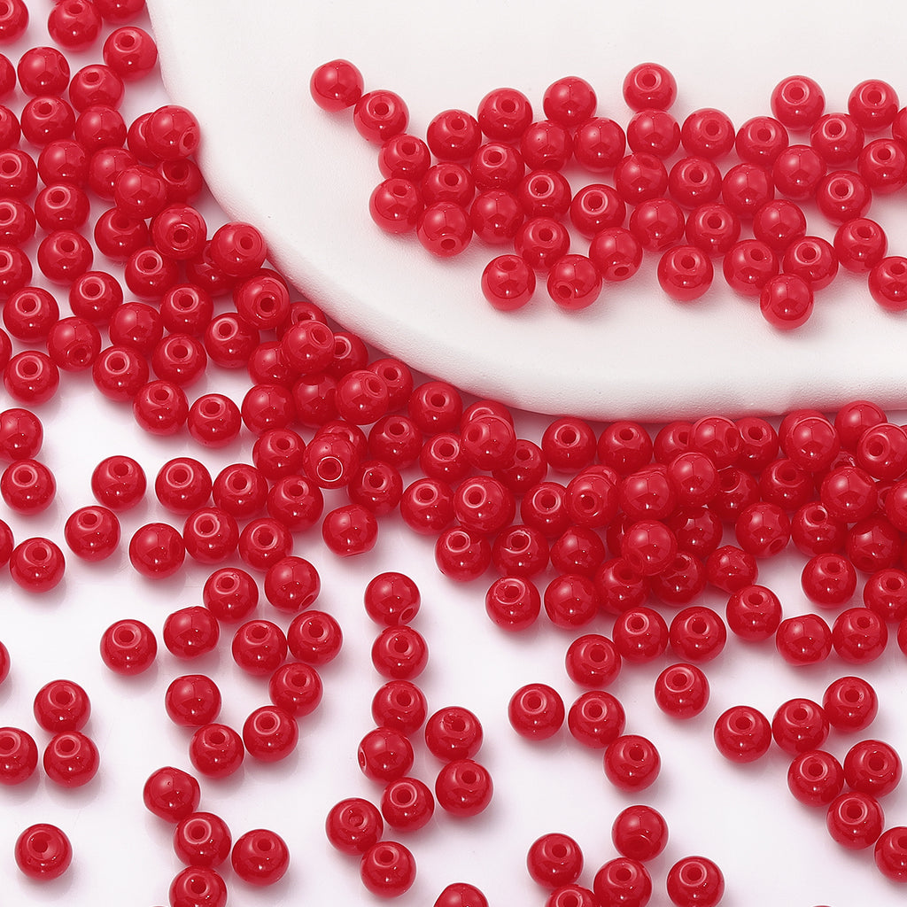 Various Colors 4.5 MM Round Shape Glass Seed Beads for Bracelets and Jewelry Making WholesaleRhinestone