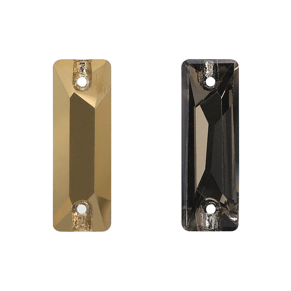 Dorado Cosmic Baguette Shape High Quality Glass Sew-on Rhinestones WholesaleRhinestone