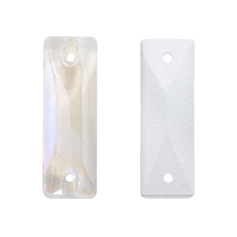 Electric Neon White Cosmic Baguette Shape High Quality Glass Sew-on Rhinestones WholesaleRhinestone Main image