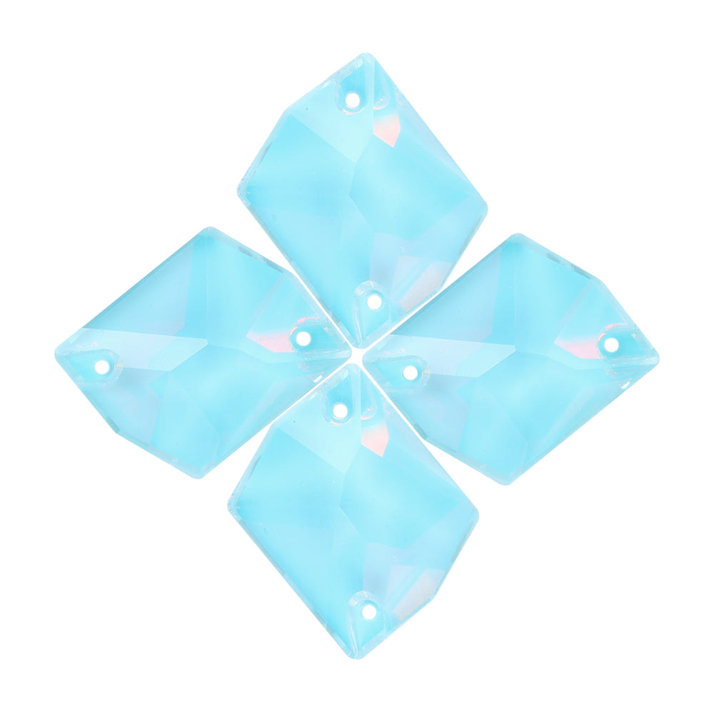 Aquamarine AM Cosmic Shape High Quality Glass Sew-on Rhinestones WholesaleRhinestone Main image