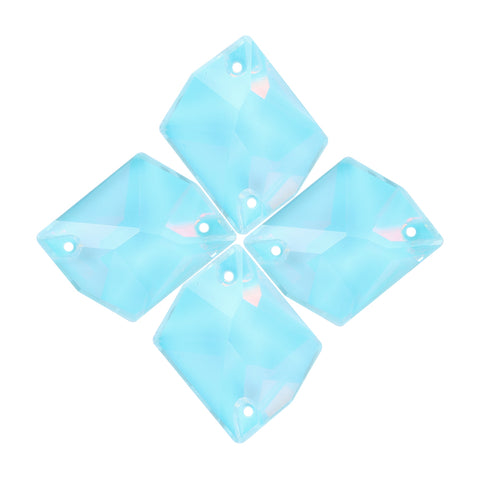 Aquamarine AM Cosmic Shape High Quality Glass Sew-on Rhinestones WholesaleRhinestone Hoofdafbeelding