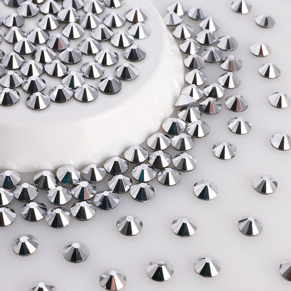 Silver Glass HotFix Rhinestones WholesaleRhinestone