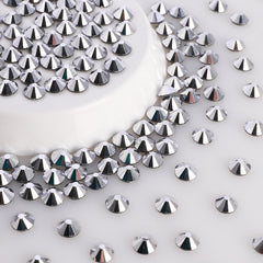 Silver Glass HotFix Rhinestones