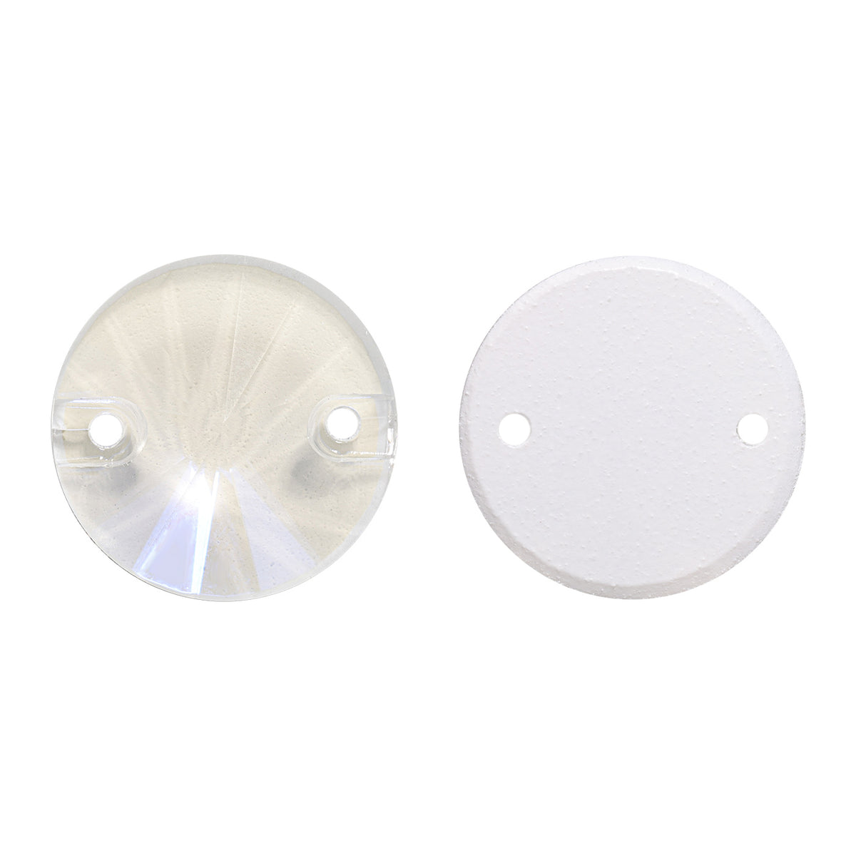 Electric Neon White Rivoli Shape High Quality Glass Sew-on Rhinestones WholesaleRhinestone