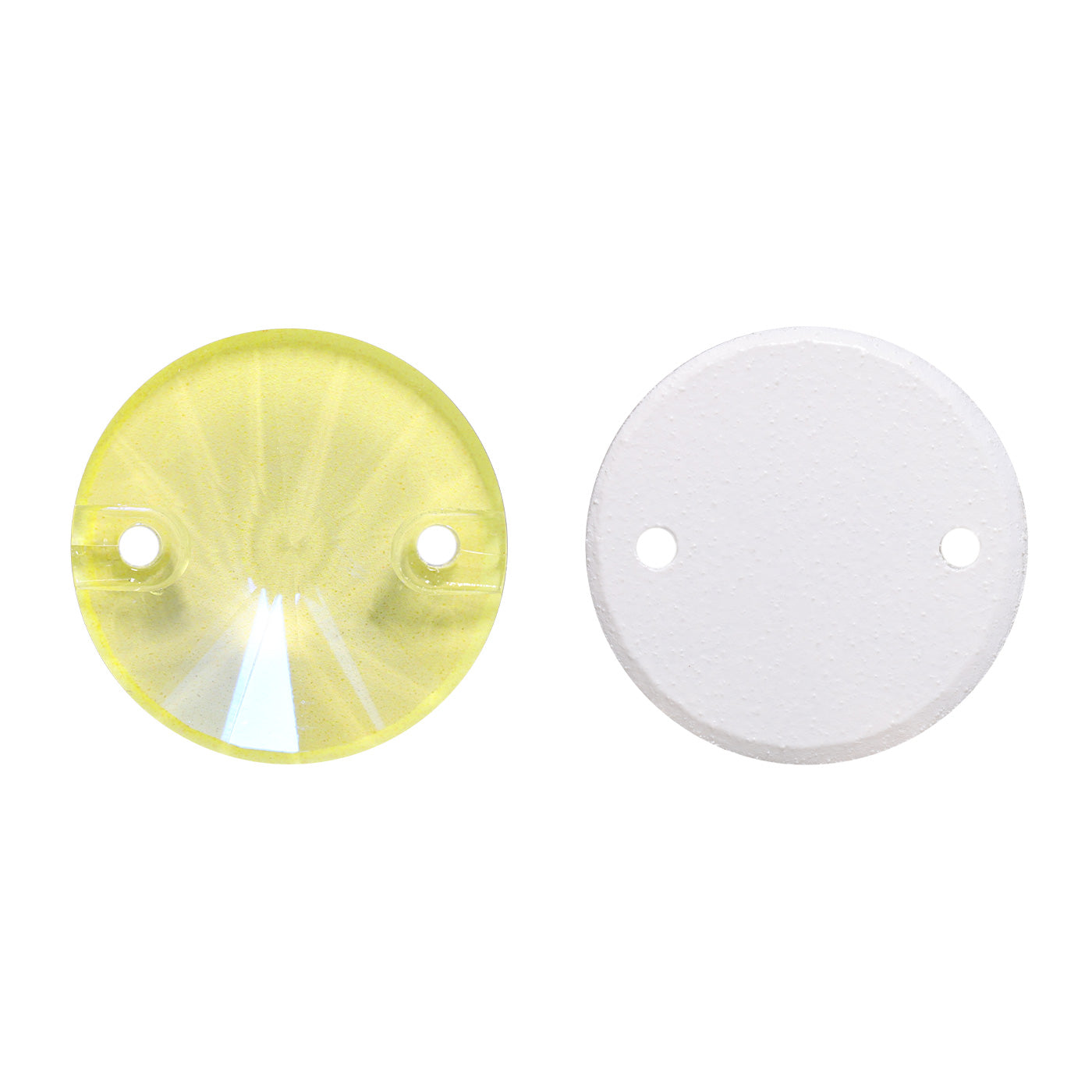 Electric Neon Light Topaz Rivoli Shape High Quality Glass Sew-on Rhinestones WholesaleRhinestone Main image