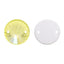 Electric Neon Light Topaz Rivoli Shape High Quality Glass Sew-on Rhinestones WholesaleRhinestone