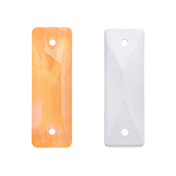 Electric Neon Sunflower Cosmic Baguette Shape High Quality Glass Sew-on Rhinestones WholesaleRhinestone