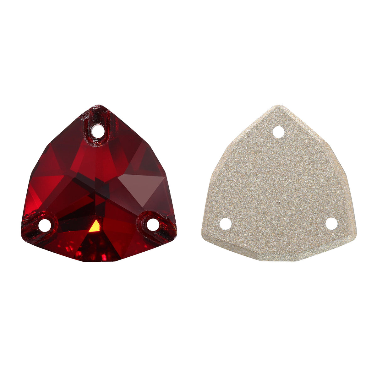 Siam Trilliant Shape High Quality Glass Sew-on Rhinestones WholesaleRhinestone Hoofdafbeelding