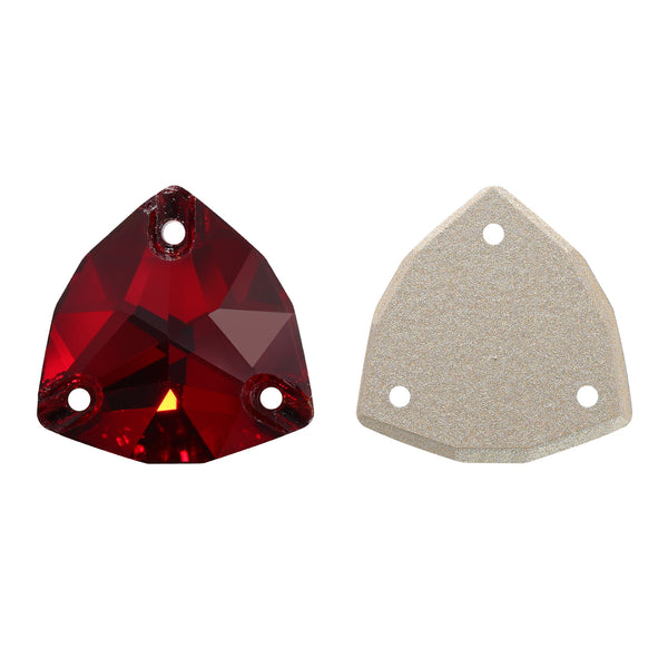 Siam Trilliant Shape High Quality Glass Sew-on Rhinestones WholesaleRhinestone