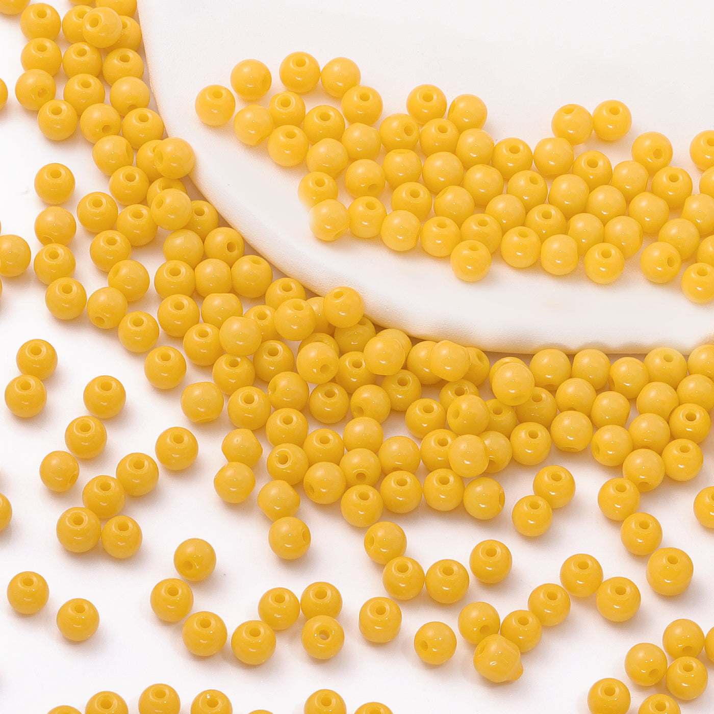 Various Colors 4.5 MM Round Shape Glass Seed Beads for Bracelets and Jewelry Making WholesaleRhinestone