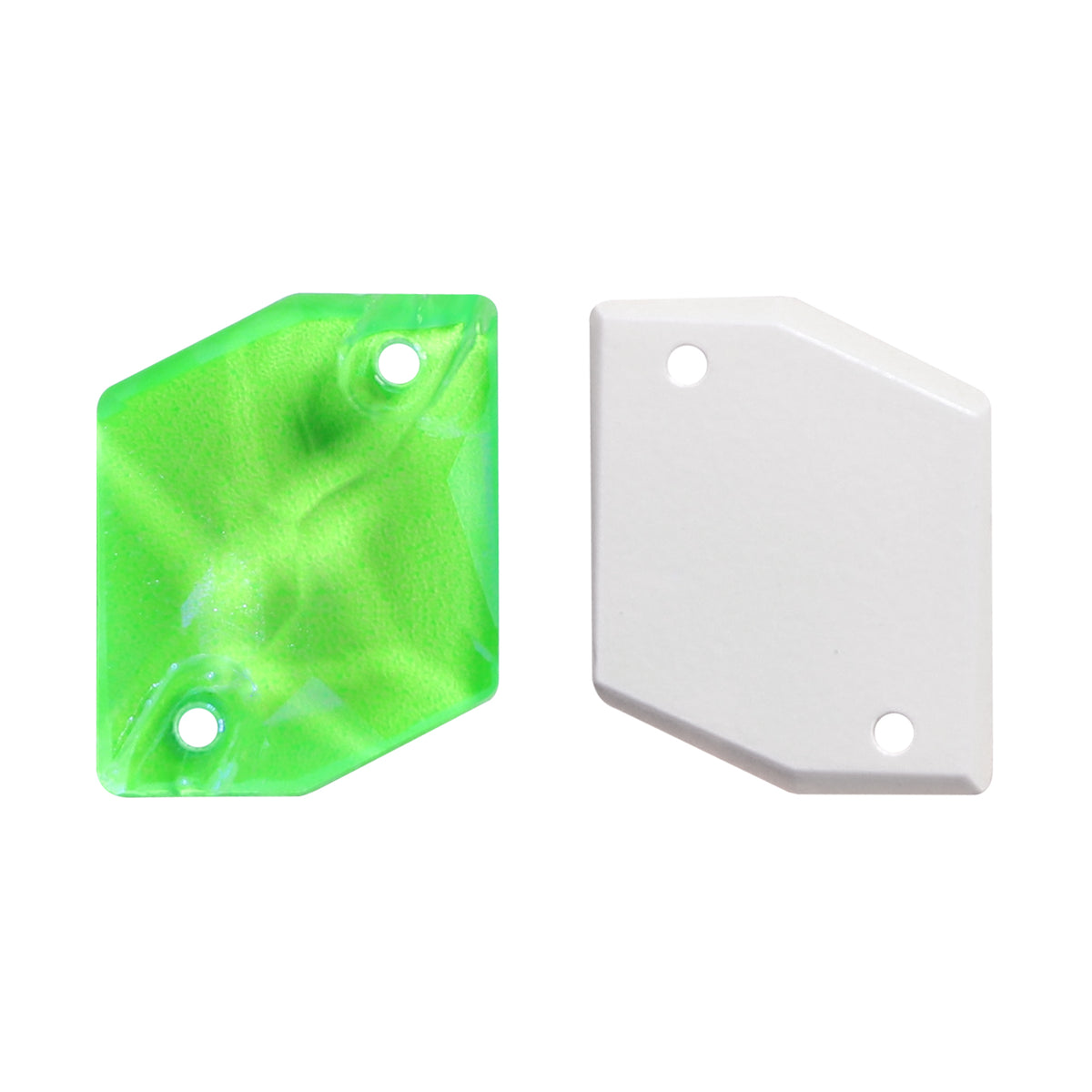 Electric Neon Peridot Cosmic Shape High Quality Glass Sew-on Rhinestones