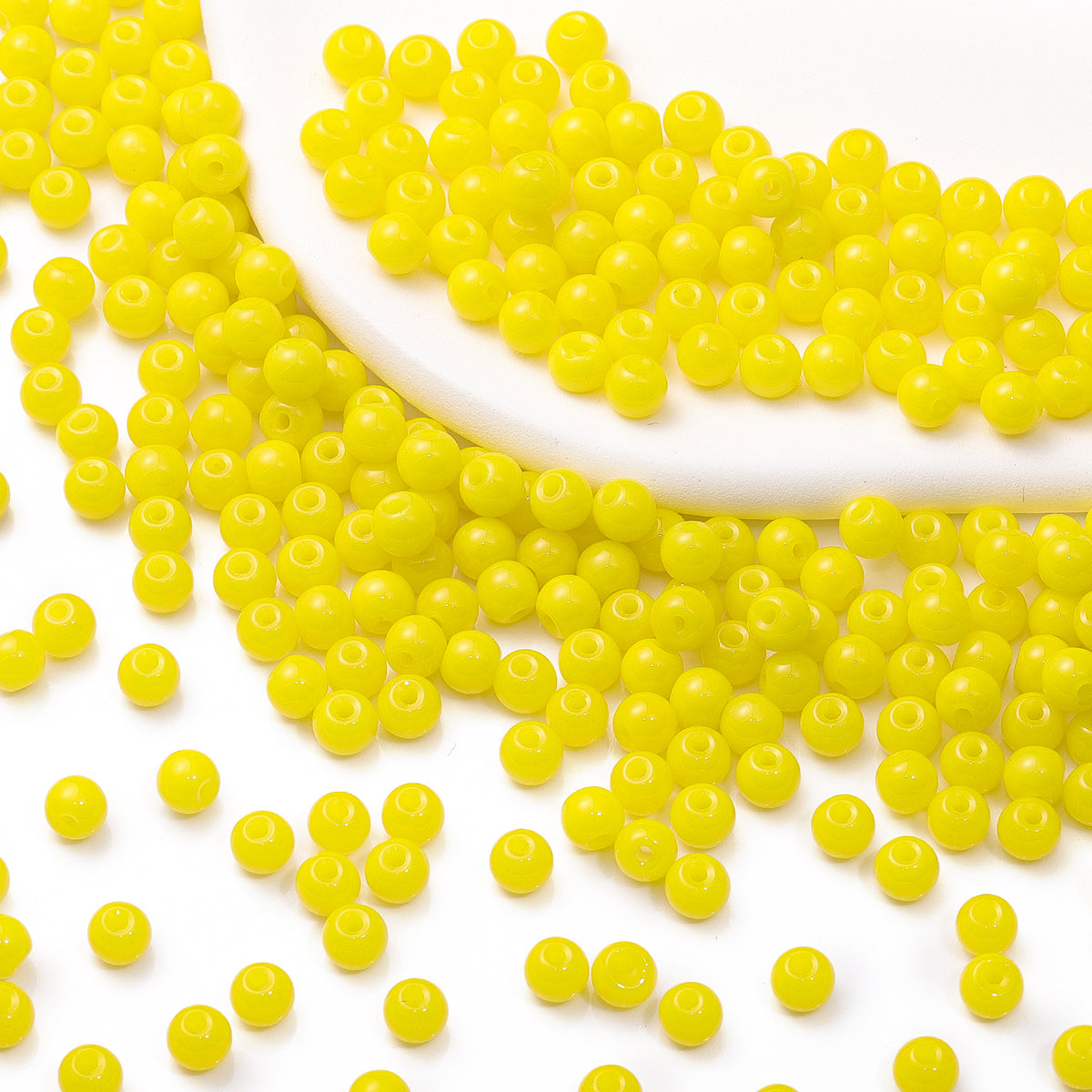 Various Colors 4.5 MM Round Shape Glass Seed Beads for Bracelets and Jewelry Making WholesaleRhinestone