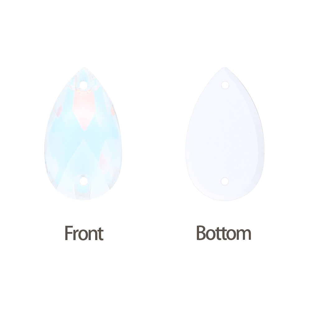 Crystal AM Drop Shape High Quality Glass Sew-on Rhinestones WholesaleRhinestone