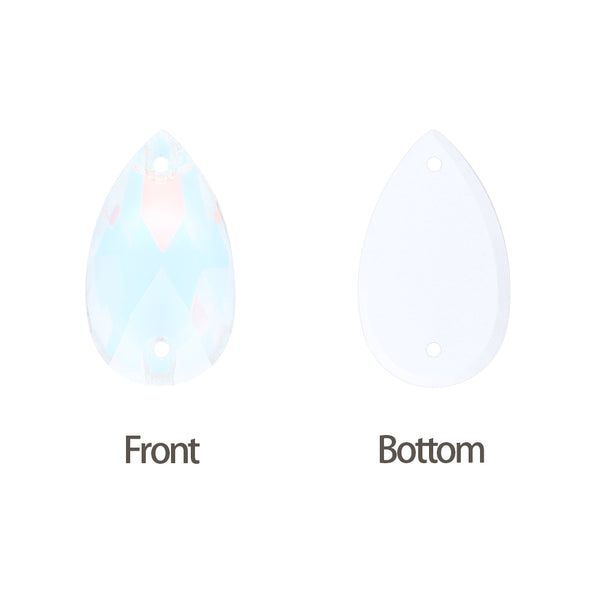 Crystal AM Drop Shape High Quality Glass Sew-on Rhinestones WholesaleRhinestone