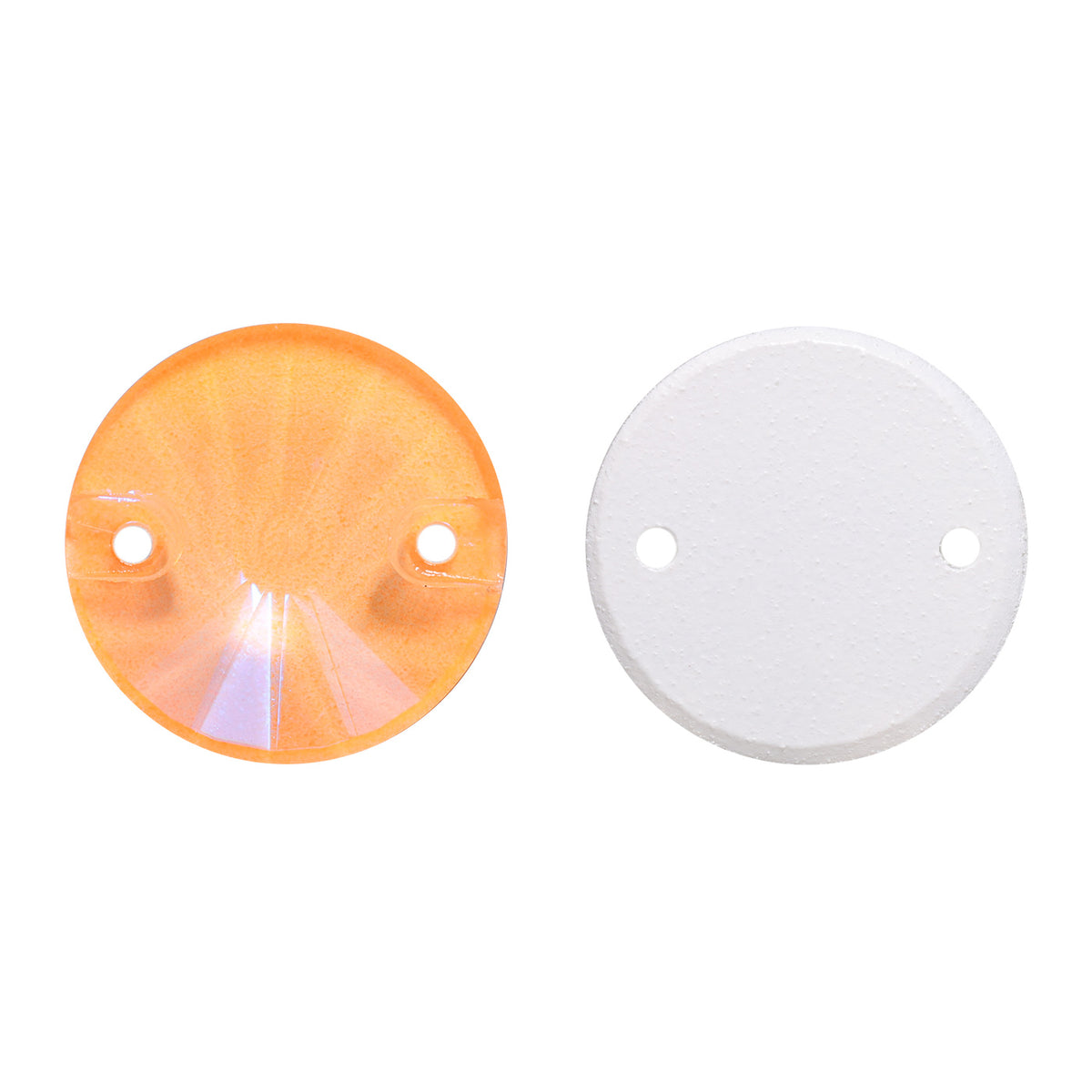 Elektriska neon solros rivoli form högkvalitativ glas Sew-on strass Huvudsaklig produktbild